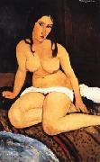 Amedeo Modigliani Draped Nude oil